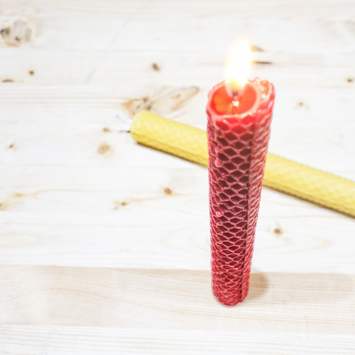 Large Mixed Set of Beeswax Candles