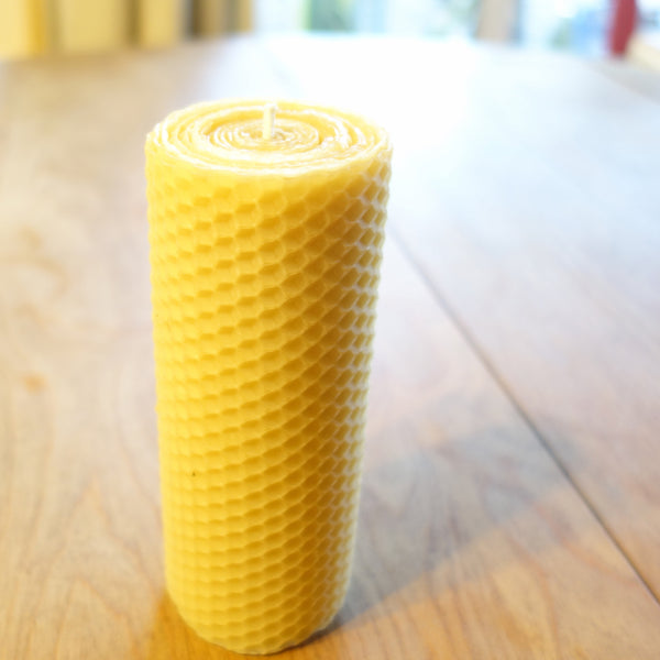 Mid Size Beeswax Pillar