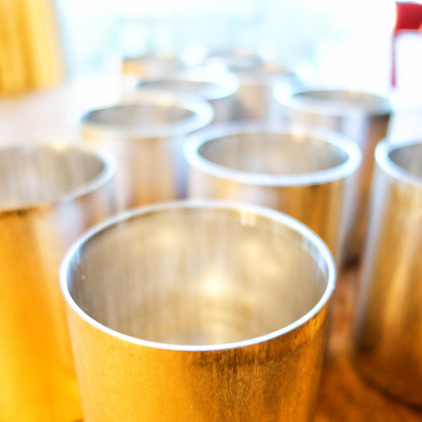 Round Aluminum Pillar Candle Molds 3 Inches Wide
