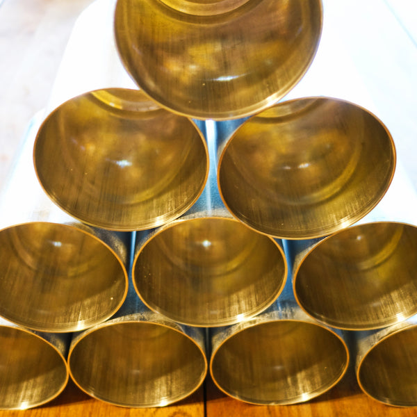 Round Aluminum Pillar Candle Molds 3 Inches Wide
