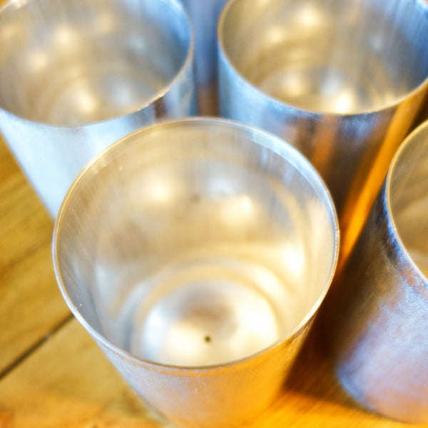 Round Aluminum Pillar Candle Molds 3 Inches Wide