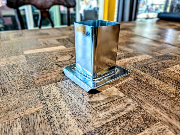 Metal candle mold, small square pillar