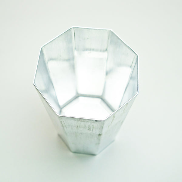 Octagonal Aluminum Pillar Candle Molds 3 Inches Wide